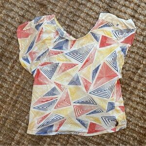 Janji Multicolor Geometric Women's Tee